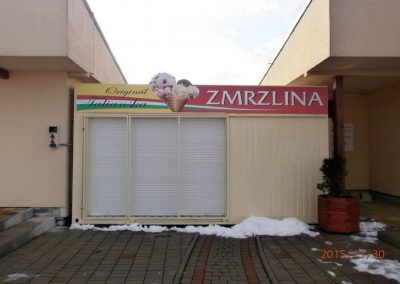 Zmrzlinový stánok Kapušany