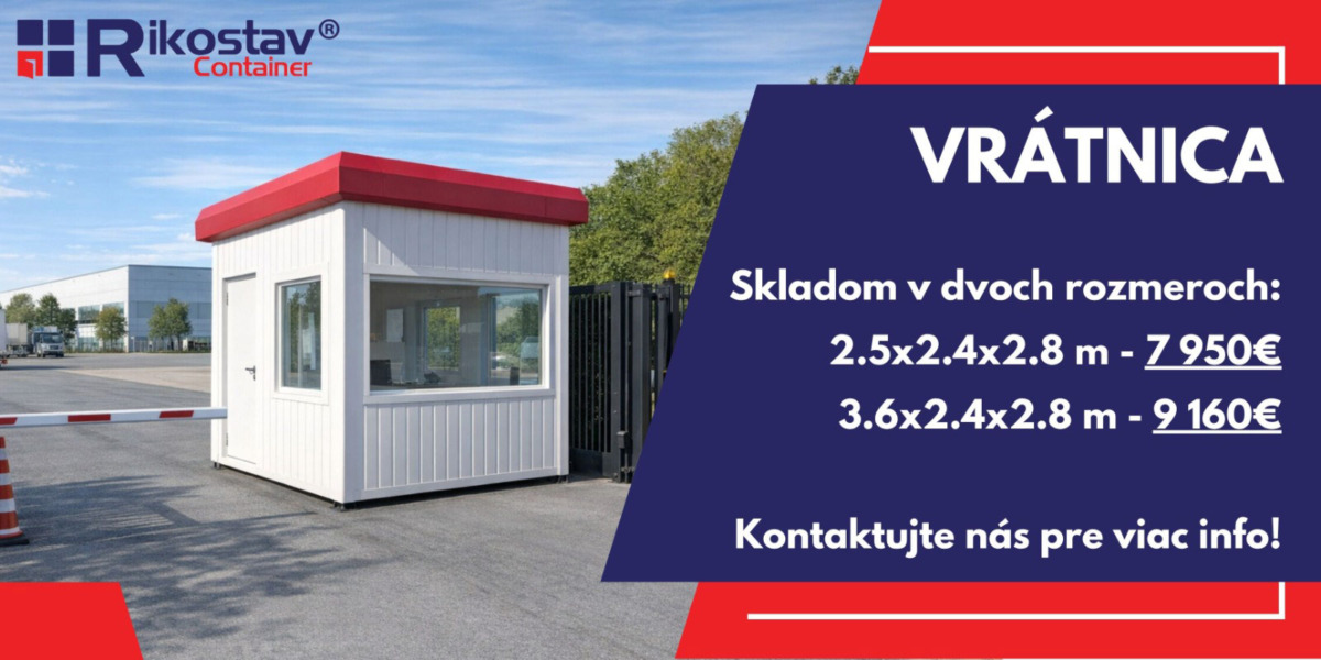 Vrátnica - modulárna stavba Vrátnica - modulárna stavba